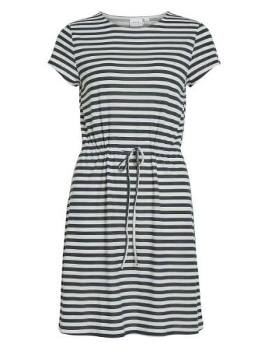 Vimo Y S/S String Dress /1/Ka Lyhyt Mekko Navy Vila