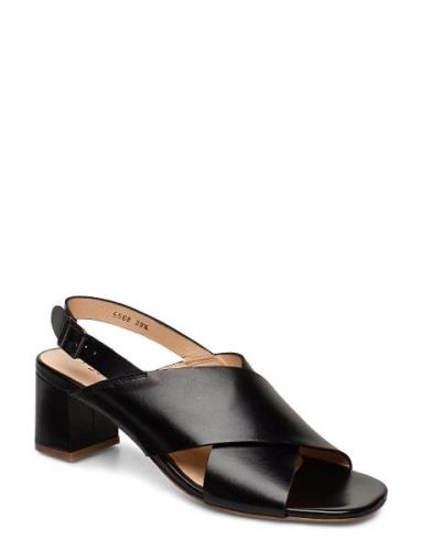 Sandals - Block Heels Korolliset Sandaalit Black ANGULUS