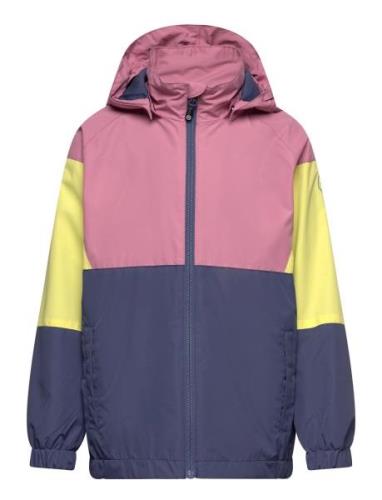 Jacket - Colorblock Ohut Takki Kuoritakki Pink Color Kids