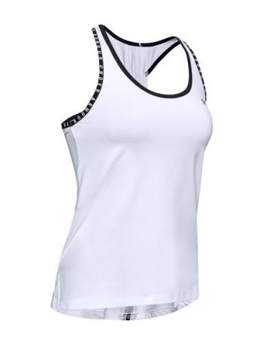 Ua Knockout Tank Sport T-shirts & Tops Sleeveless White Under Armour