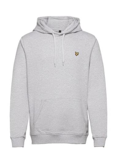 Pullover Hoodie Tops Sweat-shirts & Hoodies Hoodies Grey Lyle & Scott