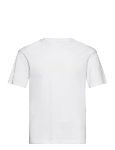 Jjcory Tee Ss Crew Neck Tops T-shirts Short-sleeved White Jack & J S