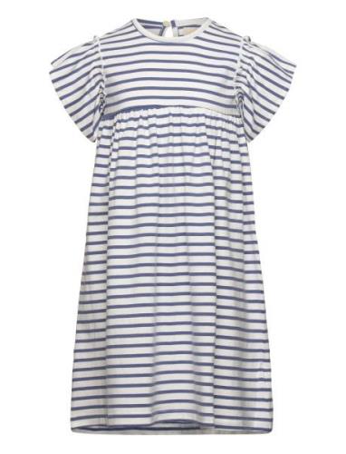 Dress Ss Stripe Dresses & Skirts Dresses Casual Dresses Short-sleeved ...