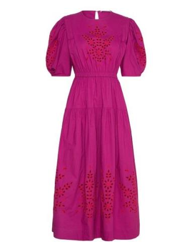 Dress Smiley Kay Polvipituinen Mekko Pink ROSEANNA