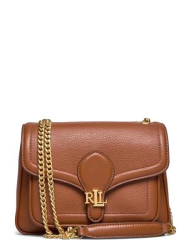 Pebbled Small Bradley Convertible Bag Bags Crossbody Bags Brown Lauren...