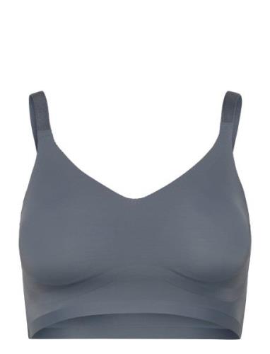 Seamless Bra Lingerie Bras & Tops Soft Bras Bralette Blue Missya