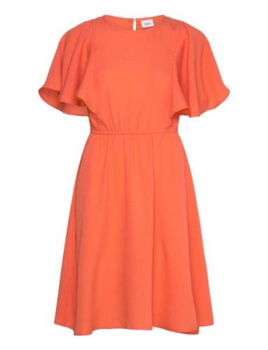 Drunasz Dress Polvipituinen Mekko Orange Saint Tropez