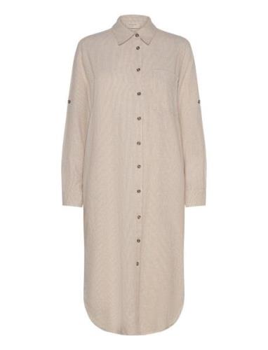 Fqlava-Dress Maksimekko Juhlamekko Beige FREE/QUENT