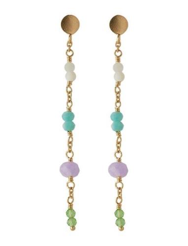 Sea Colour Earrings Korvakoru Korut Gold Pernille Corydon