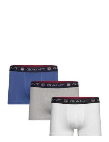 Shield Trunk 3-Pack Bokserit Grey GANT