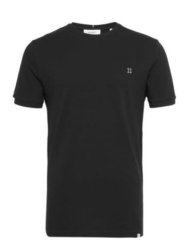 Piqué T-Shirt Tops T-shirts Short-sleeved Black Les Deux