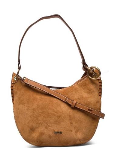 Swing Bag T Suede Bags Small Shoulder Bags-crossbody Bags Brown Ba&sh