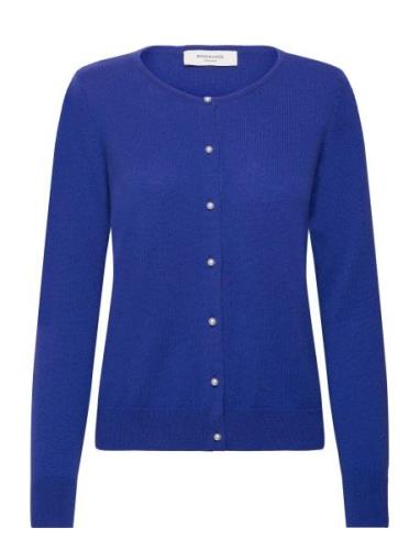 Cashmere Cardigan Tops Knitwear Cardigans Blue Rosemunde