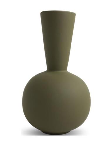 Trumpet Vase 30Cm Home Decoration Vases Big Vases Green Cooee Design