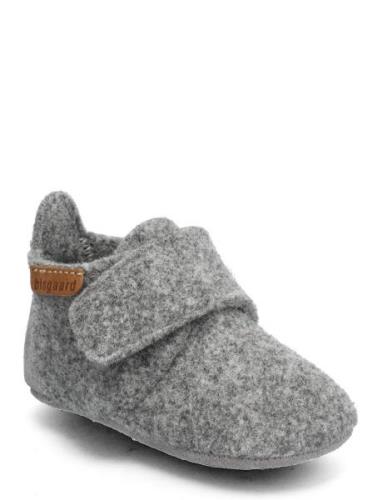 Bisgaard Baby Wool Aamutossut Sisäkengät Grey Bisgaard