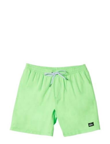 Everyday Solid Volley Yth 14 Uimashortsit Green Quiksilver