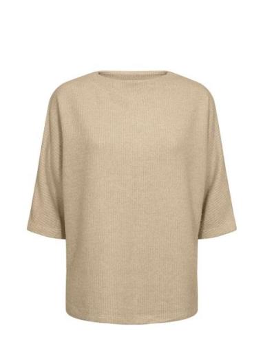 Sc-Tamie Tops Knitwear Jumpers Beige Soyaconcept