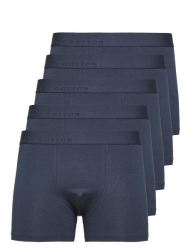 Slhjohan 5-Pack Trunk Noos Bokserit Navy Selected Homme