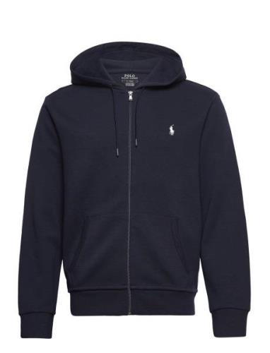 Double-Knit Full-Zip Hoodie Tops Sweat-shirts & Hoodies Hoodies Navy P...