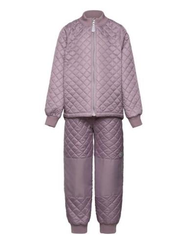 Thermo Set Outerwear Thermo Outerwear Thermo Sets Purple Mikk-line