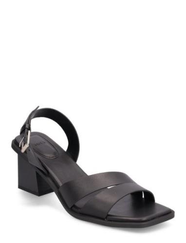 Block-Heel Sandals Korolliset Sandaalit Black Mango