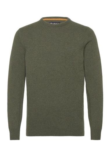 Barbour Tisbury Crew Tops Knitwear Round Necks Green Barbour