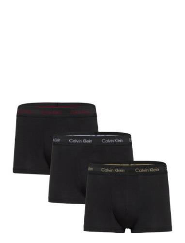 Low Rise Trunk 3Pk Bokserit Black Calvin Klein