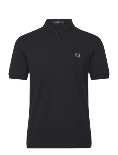 The Fred Perry Shirt Tops Polos Short-sleeved Black Fred Perry