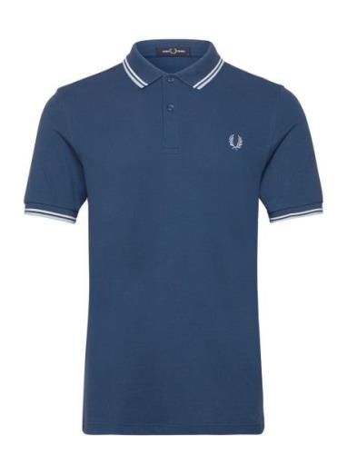 Twin Tipped Fp Shirt Tops Polos Short-sleeved Navy Fred Perry