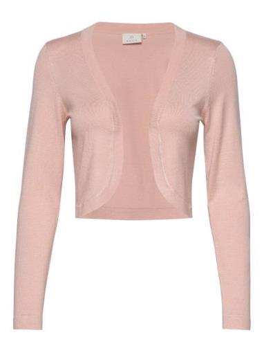 Astrid Bolero Tops Knitwear Cardigans Pink Kaffe