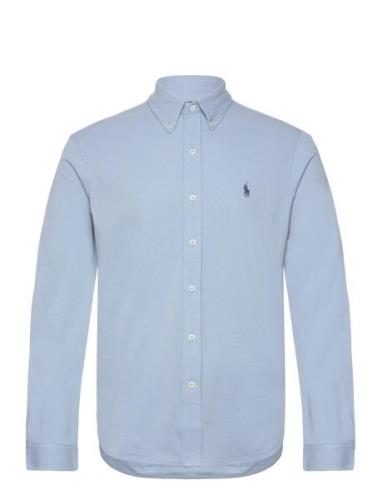 Featherweight Mesh Shirt Designers Shirts Casual Blue Polo Ralph Laure...