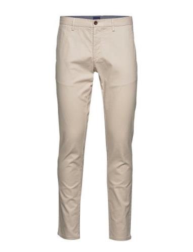 Hallden Tech Prep Chinos Bottoms Trousers Chinos Beige GANT