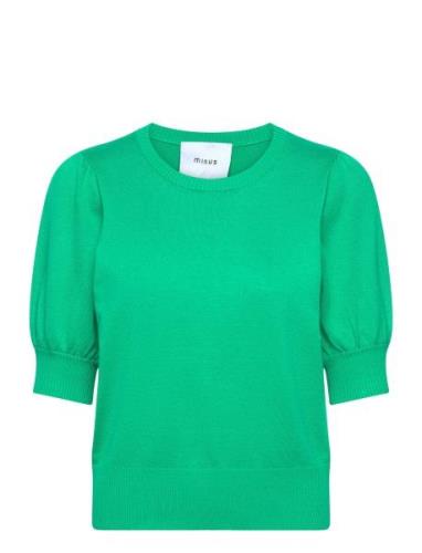 Liva Strik T-Shirt Tops Knitwear Jumpers Green Minus