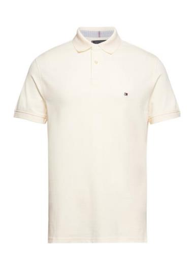 Core 1985 Regular Polo Tops Polos Short-sleeved Cream Tommy Hilfiger