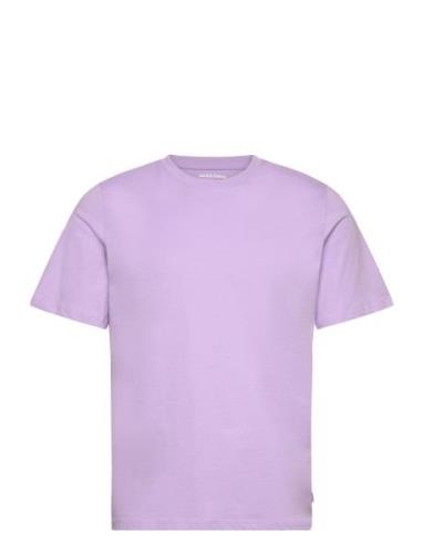 Jjeorganic Basic Tee Ss O-Neck Noos Tops T-shirts Short-sleeved Purple...