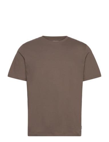 Jjeorganic Basic Tee Ss O-Neck Noos Tops T-shirts Short-sleeved Brown ...