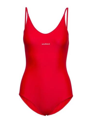 Adel Swimsuit Uimapuku Uima-asut Red Soulland