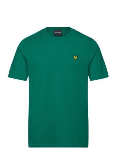 Plain T-Shirt Tops T-shirts Short-sleeved Green Lyle & Scott