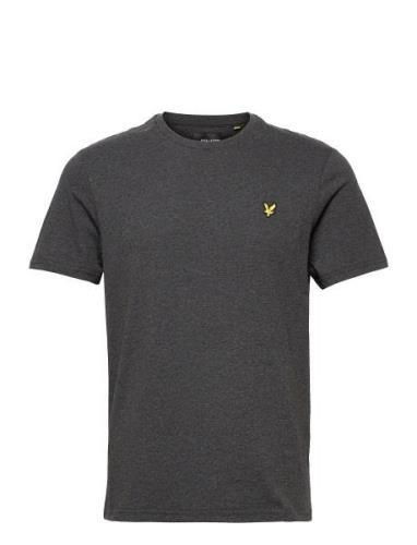 Plain T-Shirt Tops T-shirts Short-sleeved Grey Lyle & Scott