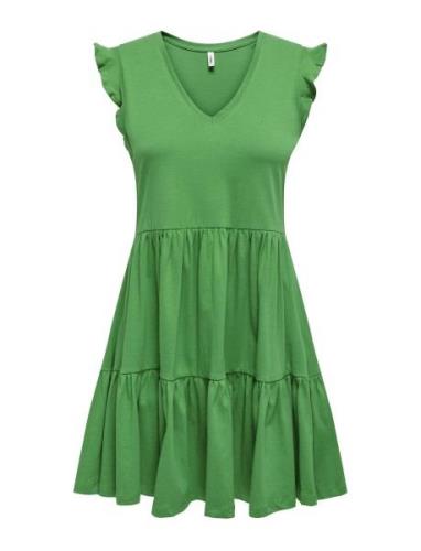 Onlmay Cap Sleev Fril Dress Jrs Noos Lyhyt Mekko Green ONLY