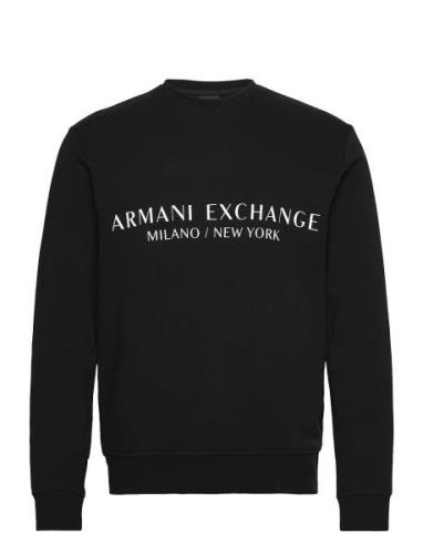 Tops Tops Sweat-shirts & Hoodies Sweat-shirts Black Armani Exchange