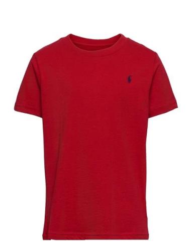 26/1 Jersey-Ss Cn-Tp-Tsh Tops T-shirts Short-sleeved Red Ralph Lauren ...