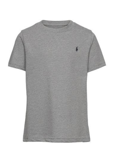 26/1 Jersey-Ss Cn-Tp-Tsh Tops T-shirts Short-sleeved Grey Ralph Lauren...