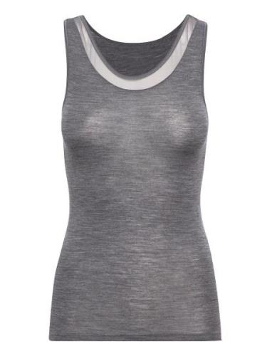 Julianatank Top Tops T-shirts & Tops Sleeveless Grey Femilet