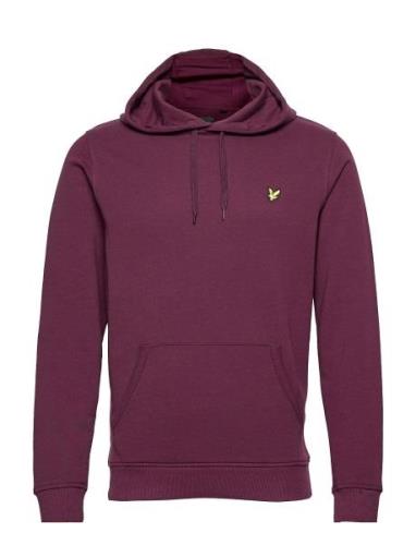 Pullover Hoodie Tops Sweat-shirts & Hoodies Hoodies Pink Lyle & Scott