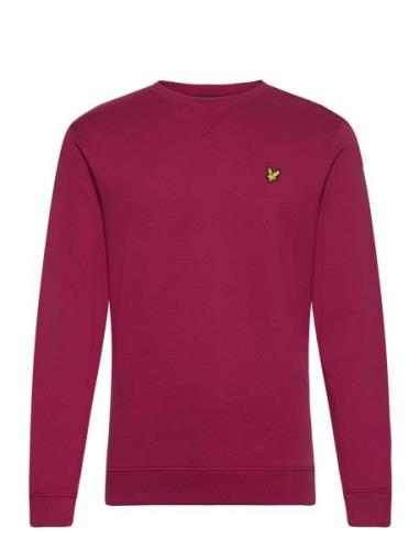 Crew Neck Sweatshirt Tops Sweat-shirts & Hoodies Sweat-shirts Burgundy...