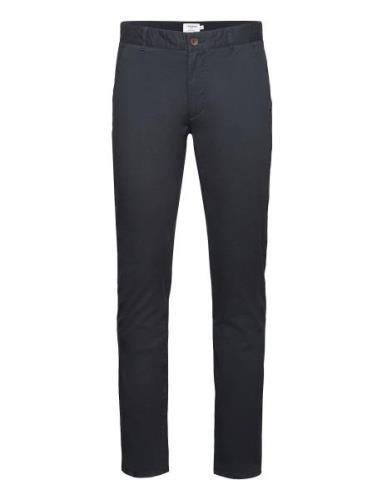 Elm Slim Fit Chino Bottoms Trousers Chinos Navy Farah