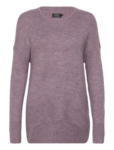 Onlnanjing L/S Pullover Knt Noos Tops Knitwear Jumpers Purple ONLY