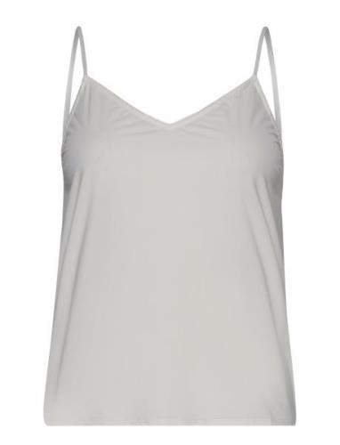 Melanie Slip Top Tops T-shirts & Tops Sleeveless Cream Notes Du Nord