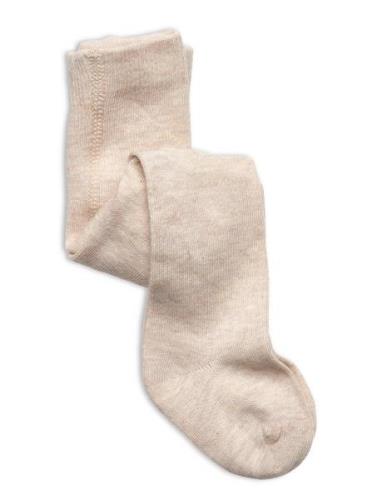 Stocking - Solid Sukkahousut Beige Minymo